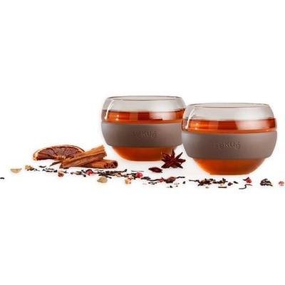 Teacup Lékué Skleněné šálky Cozy 2 x 250 ml