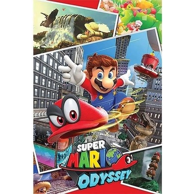 Pyramid International Plakát Super Mario Odyssey - Collage