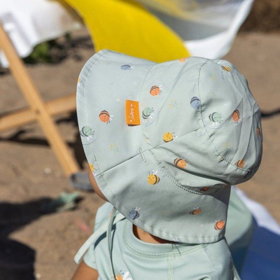Saro Baby Oboustranný klobouček s UV ochranou Bee Happy – Sleviste.cz