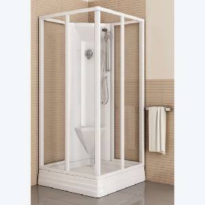 RAVAK Supernova - Душ кабина 80x80 см, с ваничка и аксесоари, бяла/Pearl 8264411211 (8264411211)