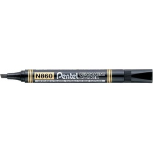 Pentel Алкохолен маркер, 0, 6-4, 5 мм, изрязан, pentel "n860", черен n860-ae (n860-ae)