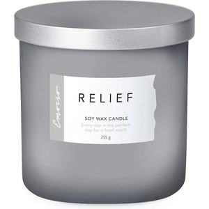 Z - TRADE s. r. o Z - TRADE s. r. o. Ароматна свещ Emocio Wellness с метален капак Relief, соя 95x95 мм