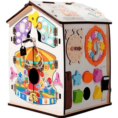 2Kids Toys Activity board Domeček bílý