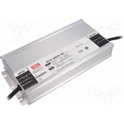 MEAN WELL HLG-480H-48 Napájecí zdroj: spínaný; LED; 480W; 48VDC; 10A; 90÷305VAC; IP67
