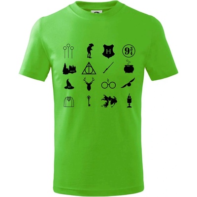 Harry ikonky tričko detské Apple Green