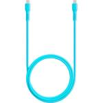 Ttec Кабел ttec - Data, USB-C/USB-C, 1.2 m, Neon Blue (8694470827308)