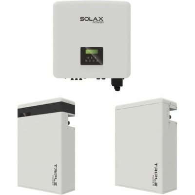 SolaX X3-Hybrid 10.0-D + T58 V2 2× batérie hybridný fotovoltaický set