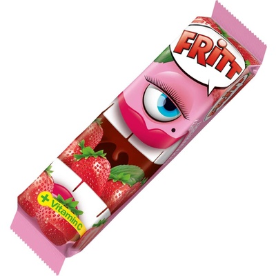 Fritt žvýkací bonbóny jahoda + vitamín C 70 g