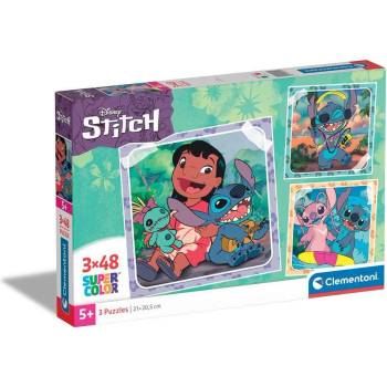 Clementoni 3x48ч. Пъзел Stitch (1010272F)
