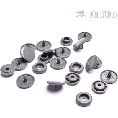 Plastové KAM nýtky světle šedé – Zboží Mobilmania