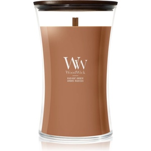 WoodWick Radiant Amber ароматна свещ с дървен фитил 610 гр