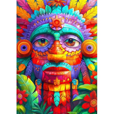 Enjoy - Puzzle Floral Totem - 1 000 piese