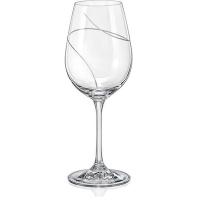 Crystalex Sklenice na bílé víno Viola Up matný 6 x 250 ml