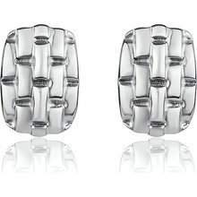 Marc Malone Extravagantní ocelové náušnice Cassidy Silver Earrings MCE24007S