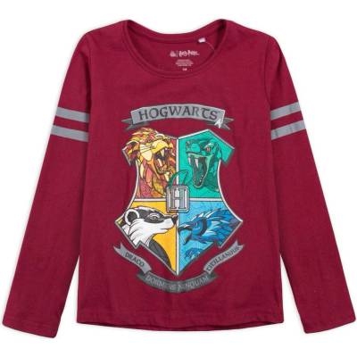 Dievčenské tričko Harry Potter Draco vínové