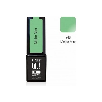 GlamLac Gel lak zelený 248 Mojito Mint 6 ml