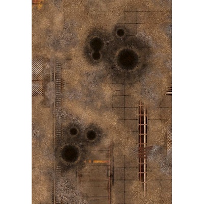 Herní podložka 44"x30" 112x76 cm různé motivy Varianta: Fallout Zone