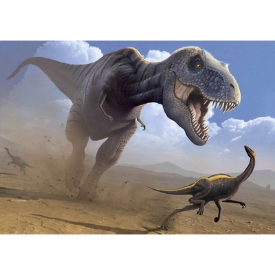 (B) 3D pohľadnica Tyranosaurus
