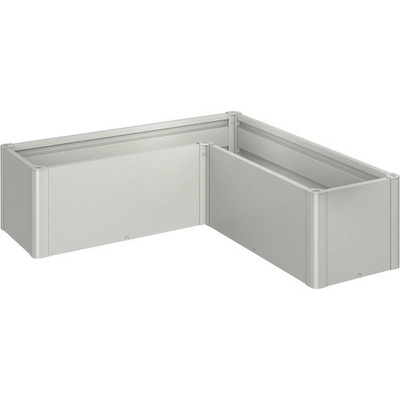 Biohort Vyvýšený záhon Belvedere Mini L150 plechový 152 x 152 x 45 cm sivý kremeň metalický