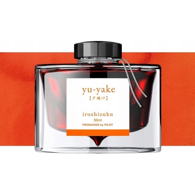 Pilot inkoust v lahvičce 50 ml. IROSHIZUKU Barva: Yu-Yake
