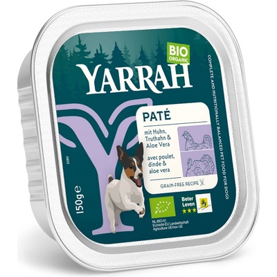 Yarrah Bio Paté bio krůtí s bio aloe vera 12 x 150 g