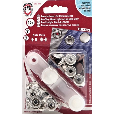 Kohinoor Druky kovové 15 mm, měděné – Zboží Mobilmania