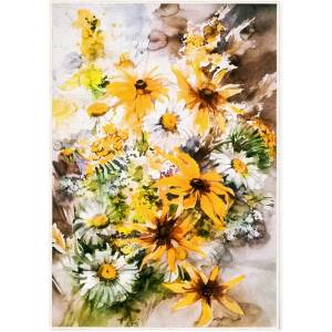 Oyo Concept Жълт миещ се килим 80x140 cm New Carpets - Oyo home (SL_RUG20_158EK_M.80x140)