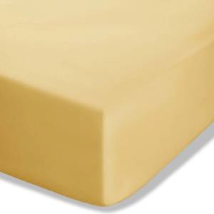 Catherine Lansfield Жълт еластичен чаршаф от перкал 90x190 cm Easy Iron Percale - Catherine Lansfield (BD/18277/W/SFD/OC)