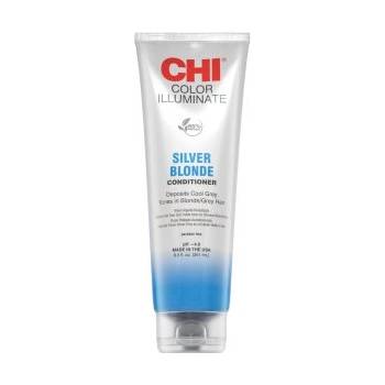 CHI Ionic Color Illuminate Conditioner тониращ балсам за опресняване на цвета Silver Blonde 251 ml