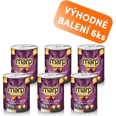 Marp Mix Lamb and Vegetable jehněčí a zelenina 6 x 400 g