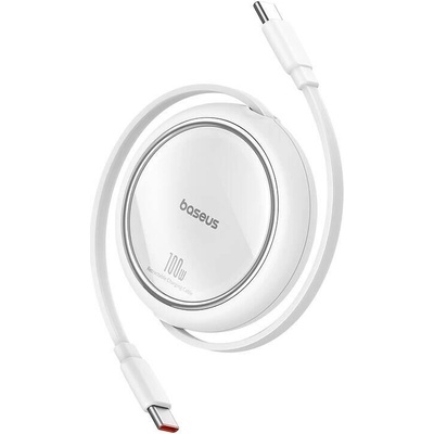 Baseus P10364500213-01 Free2Pull mini USB-C/USB-C, 1,5m, bílý