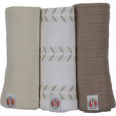 Lodger Swaddler Solid Matcha 70 x 70 Birch 3 ks