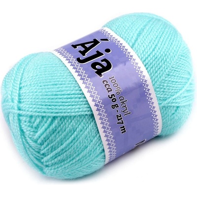 Pletací příze Ája 50 g - (921) modrá azurová