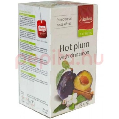 Apotheke PREMIER SELECTION čaj Horúca slivka so škoricou 20 x 2 g