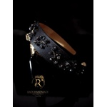 Radi handmade Черна диадема с дантела и кристали (414)