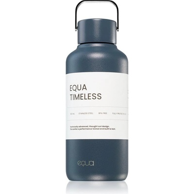 Equa Timeless nerezová láhev na vodu malá barva Navy 1 ks