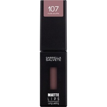 Gabriella Salvete Matte Lips dlhotrvajúci tekutý rúž s matným efektom 107 Nude Souffle 4,5 ml