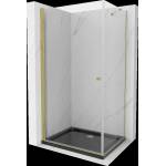 Mexen Pretoria отваряща се душ кабина 70 x 100 см, прозрачна, златиста + (852-070-100-50-00-4070G)