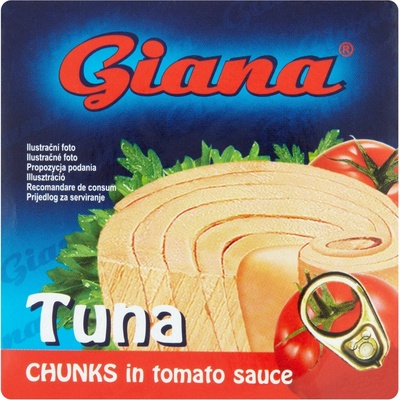 Giana Tuňák kousky v rajčatové omáčce 80 g