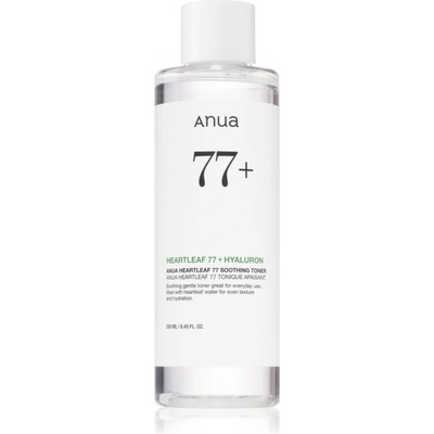 Anua Heartleaf 77% Soothing Toner почистващ и успокояващ тоник възстановяващ кожната бариера 250ml