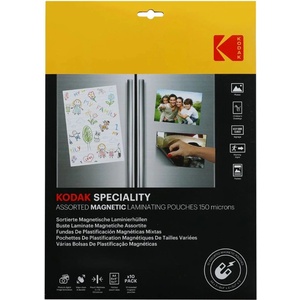 Kodak Магнитно ламиниращо фолио 10x15 cm 4бр +13x18 cm 3db + A4 3db 150 микрона KO-LMASSMAG-PK10C (KO-LMASSMAG-PK10C)