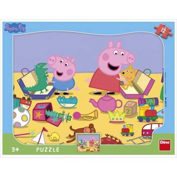 Image 1 of Dino - Puzzle Prasiatko Peppa: Tvary 12 dielikov - 1 - 39 piese