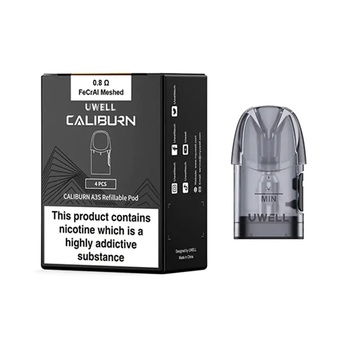 Image 1 of Uwell Резервен POD за Uwell Caliburn A3S 0.8ohm 2ml