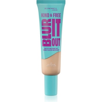 Makeup Rimmel London Kind & Free Blur It Out Mattifying Skin Tint 001 Fair Porcelain 30 ml
