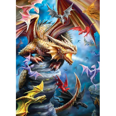 EUROGRAPHICS - Puzzle Anne Stokes: Dragon Clan - 1 000 piese