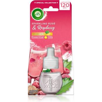 Air Wick Sparkling Rose & Raspberry електрически уред за освежаване на въздуха пълнител 19ml