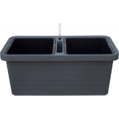 PLASTIA Berberis Samozavlažovací hrantík, plast, antracit, 78 x39 cm