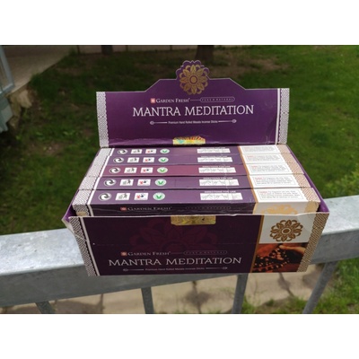 Garden Fresh indické vonné tyčinky Mantra meditation 15 g – Zboží Dáma