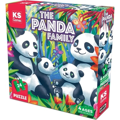 KS Games Пъзел KS Games от 24 части - Семейство панди (PRS32706)