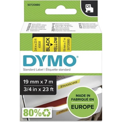 Samolepiaca páska Dymo D1 19 mm žltá/čierna